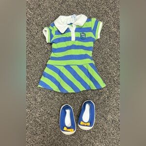 American Girl Lanie Holland dress and shoes-Girl of the Year 2010
